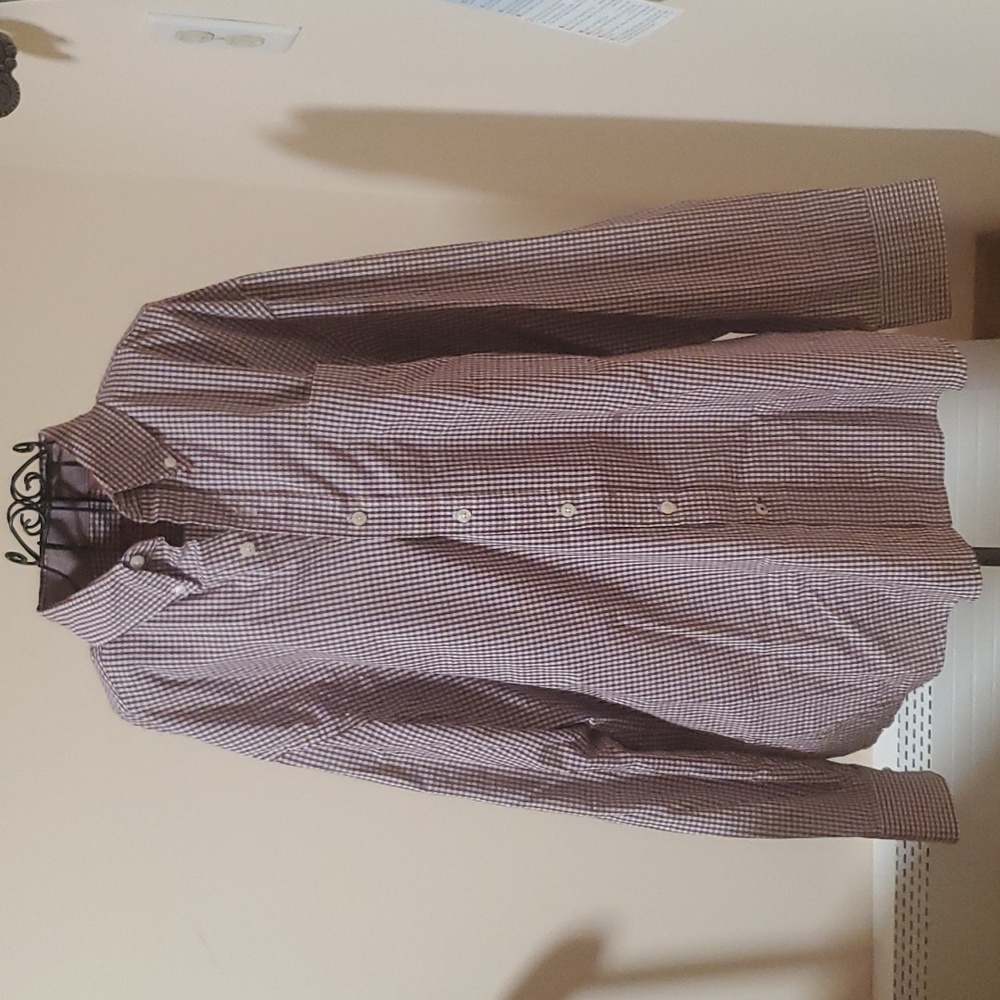 Izod men's cotton button down shirt size XL